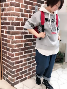 「Rydia（リディア）のアイテム（シューズ）」を使った、めぐさん（レディース・150cm）の春コーディネート