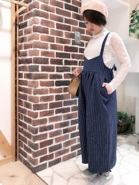 「Rydia（リディア）のアイテム（シューズ）」を使った、めぐさん（レディース・150cm）の春コーディネート