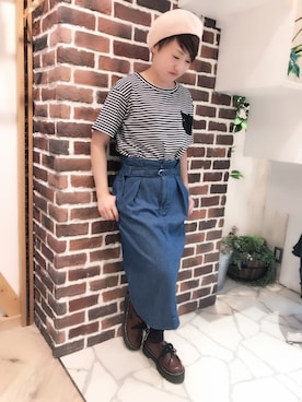 「Rydia（リディア）のアイテム（シューズ）」を使った、めぐさん（レディース・150cm）の春コーディネート