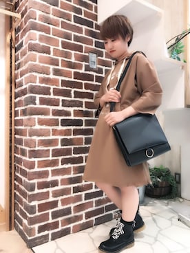 「Rydia（リディア）のアイテム（シューズ）」を使った、めぐさん（レディース・150cm）の秋コーディネート