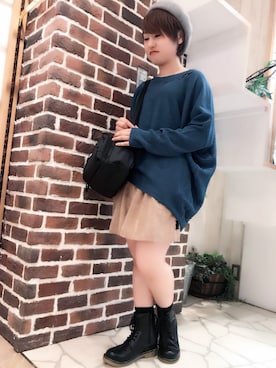 「Rydia（リディア）のアイテム（シューズ）」を使った、めぐさん（レディース・150cm）の秋コーディネート