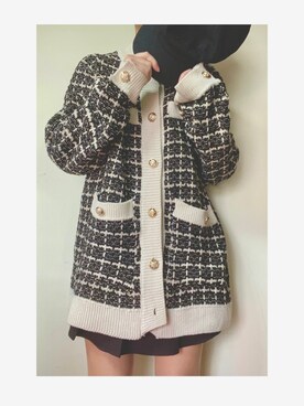 「LOWRYS FARM（ローリーズファーム）のアイテム（キャスケット）」を使った、na_naさん（レディース・155cm）の冬コーディネート