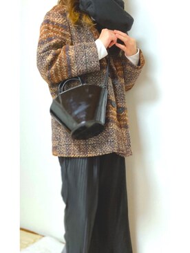 「LOWRYS FARM（ローリーズファーム）のアイテム（キャスケット）」を使った、na_naさん（レディース・155cm）の春コーディネート