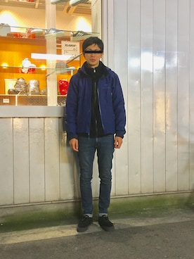 Mackeyさん（メンズ・175cm）の冬コーディネート