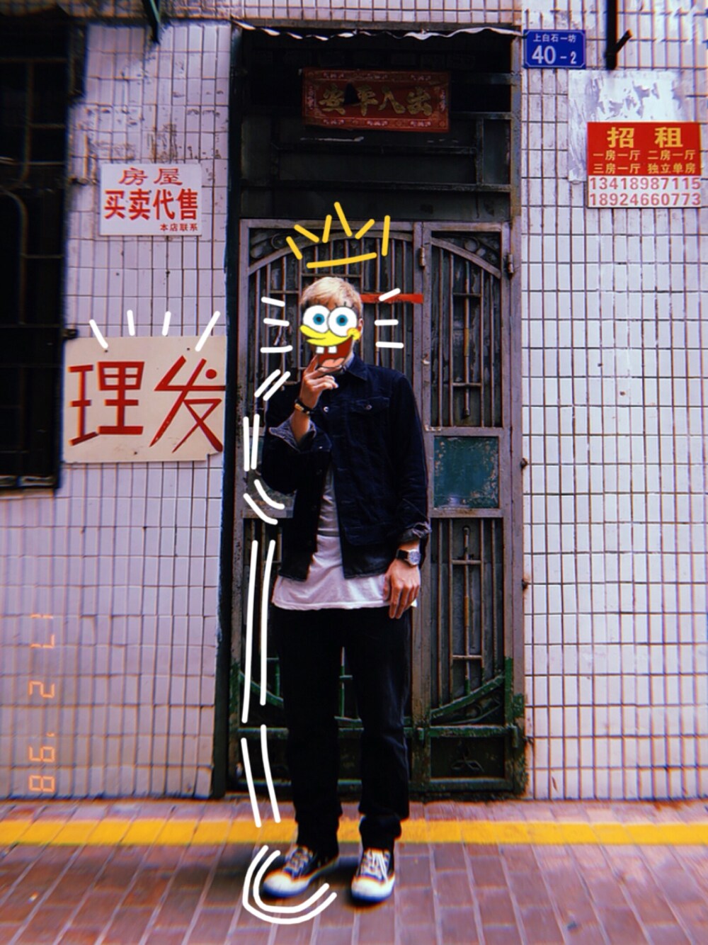 「UNIQLO、Shenzhen、converse、wtaps」｜「UNIQLOのアイテム（ジャケット/アウター、ブラック系）」を使った、samさん（メンズ・170cm）の冬コーディネートの1枚目の写真