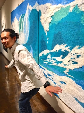 「デンハム」｜「アイテム（腕時計）」を使った、photographer chibaさん（メンズ・169cm）の春コーディネート