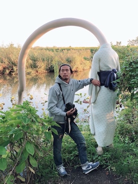 「デンハム」｜photographer chibaさん（メンズ・169cm）の秋コーディネート