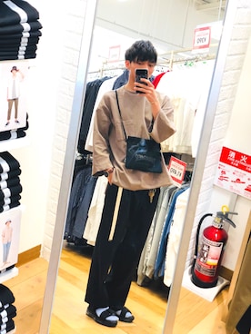 「KENZO（ケンゾー）のアイテム（財布/小物）」を使った、Ryoka さん（メンズ・170cm）の春コーディネート