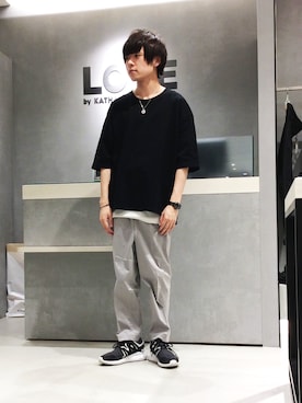 「HAMNETT（ハムネット）のアイテム」を使った、sjさん（メンズ・171cm）の夏コーディネート