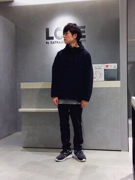 「HAMNETT（ハムネット）のアイテム（ジャケット/アウター）」を使った、sjさん（メンズ・171cm）の秋コーディネート