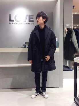 「HAMNETT（ハムネット）のアイテム（ジャケット/アウター）」を使った、sjさん（メンズ・171cm）の秋コーディネート