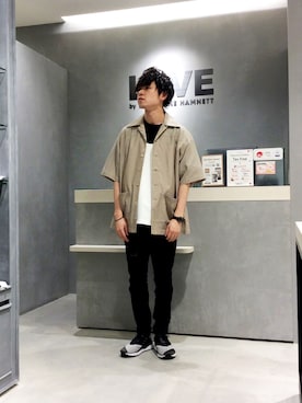 「HAMNETT（ハムネット）のアイテム」を使った、sjさん（メンズ・171cm）の春コーディネート