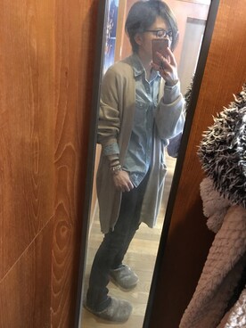 「Marc by Marc Jacobs（マークバイマークジェイコブス）のアイテム（ヘアゴム）」を使った、YUKATONAKAIさん（レディース・157cm）の春コーディネート