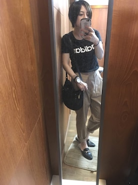 「abcdevol（エービーシーディーイーボル）のアイテム」を使った、YUKATONAKAIさん（レディース・157cm）の秋コーディネート