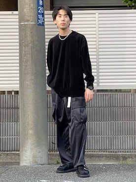 「marka（マーカ）のアイテム（スウェット）」を使った、tsukaさん（メンズ・178cm）の春コーディネート