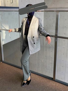 Gu ジーユー のスーツジャケットを使ったレディース人気ファッションコーディネート Wear