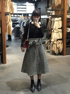 「pattern」｜「アイテム（ショルダーバッグ）」を使った、weiweiさん（レディース・168cm）の春コーディネート