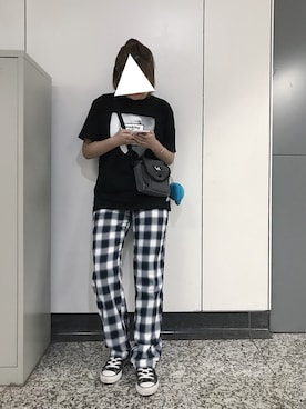「smokingkills」｜福福福伊娃さん（レディース・168cm）の秋コーディネート