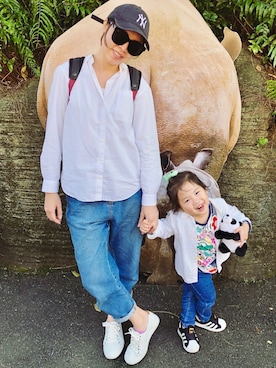 「Boden（ボーデン）のアイテム」を使った、Claire YH Changさん（レディース・164cm）の冬コーディネート