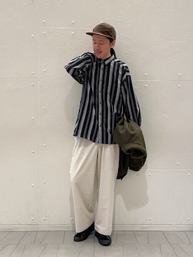 「アイテム（ブルゾン）」を使った、はぎさん（メンズ・179cm・30代）の秋コーディネート