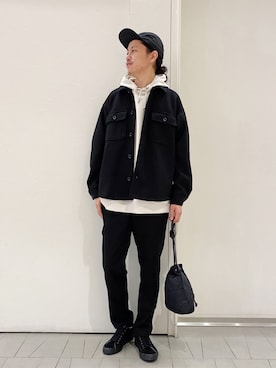 「アイテム（ブルゾン）」を使った、はぎさん（メンズ・179cm・30代）の冬コーディネート