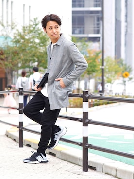 「OAKLAND（オークランド）のアイテム」を使った、YUTAさん（メンズ・175cm）の秋コーディネート