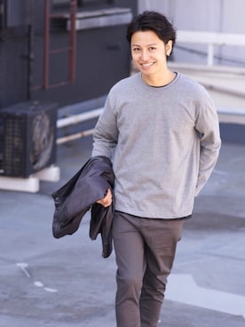 「OAKLAND（オークランド）のアイテム」を使った、YUTAさん（メンズ・175cm）の秋コーディネート