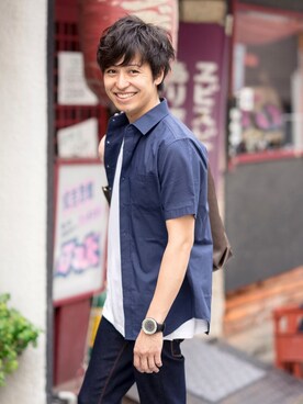 YUTAさん（メンズ・175cm）の夏コーディネート