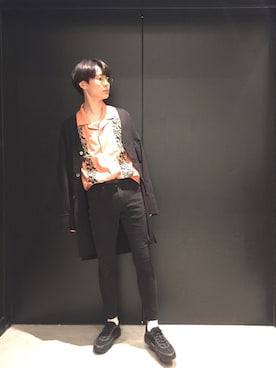 「lot holon（ロットホロン）のアイテム（トップス）」を使った、TAKATONさん（メンズ・171cm）の春コーディネート