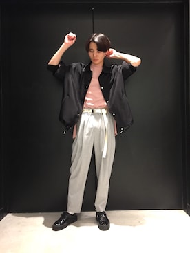 「ワイド」｜TAKATONさん（メンズ・171cm）の夏コーディネート