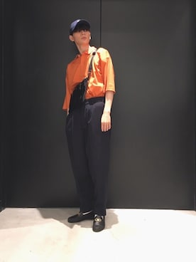 「master-piece（マスターピース）のアイテム」を使った、TAKATONさん（メンズ・171cm）の夏コーディネート