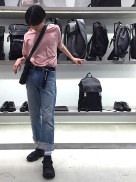 「Gosha Rubchinskiy（ゴーシャラブチンスキー）のアイテム」を使った、TAKATONさん（メンズ・171cm）の夏コーディネート