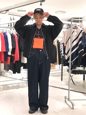 「ITTI（イッチ）のアイテム」を使った、TAKATONさん（メンズ・171cm）の春コーディネート