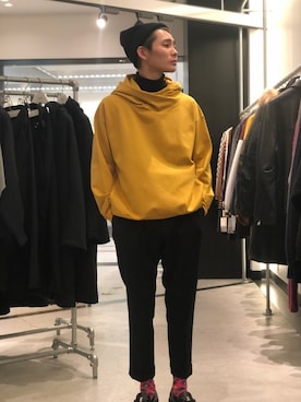 「Acne Studios（アクネストゥディオズ）のアイテム」を使った、TAKATONさん（メンズ・171cm）の秋コーディネート