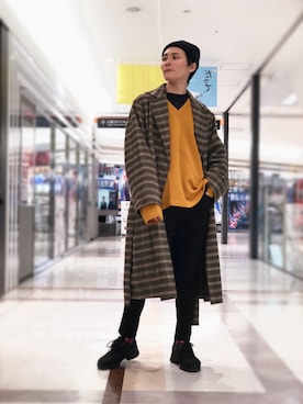 「1017 ALYX 9SM（アリクス）のアイテム」を使った、TAKATONさん（メンズ・171cm）の冬コーディネート