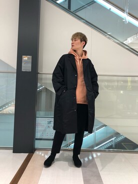 「lot holon（ロットホロン）のアイテム」を使った、TAKATONさん（メンズ・171cm）の春コーディネート