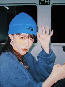 「oversize」｜「アイテム（ニットキャップ/ビーニー）」を使った、ユカ⁽⁽ଘ( ˊᵕˋ )ଓ⁾⁾さん（レディース・153cm）の夏コーディネート