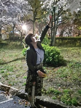 「milady（ミレディ）のアイテム」を使った、つなこさん（レディース・157cm）の春コーディネート