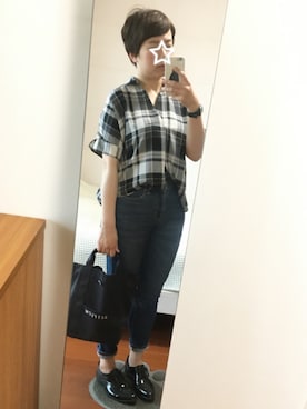 「milady（ミレディ）のアイテム」を使った、つなこさん（レディース・157cm）の夏コーディネート