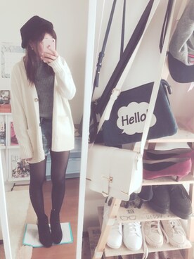 sakikoさん（レディース・159cm）の冬コーディネート