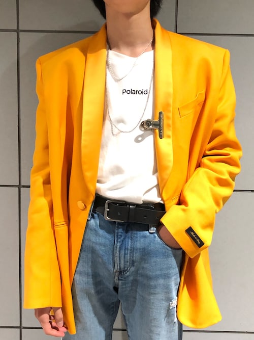 yuu_/////|BALENCIAGAのテーラードジャケットを使ったコーディネート ...