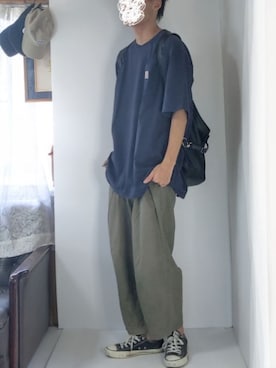 「osharewalker（オシャレウォーカー）のアイテム」を使った、YO-SUKEさん（メンズ・178cm）の夏コーディネート