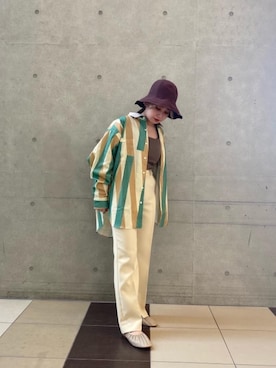 「SON OF THE CHEESE（サノバチーズ）のアイテム」を使った、serena   maemuraさん（レディース・150cm）の春コーディネート