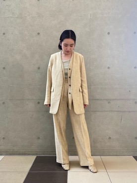 「ARRUM（アールム）のアイテム（サンダル）」を使った、serena   maemuraさん（レディース・150cm）の春コーディネート