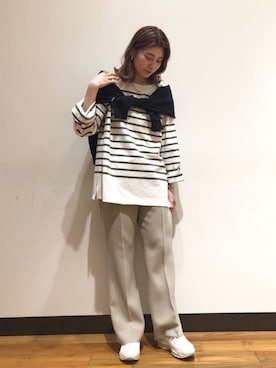 「URBAN RESEARCH（アーバンリサーチ）のアイテム（その他トップス）」を使った、サ トさん（レディース・166cm）の冬コーディネート