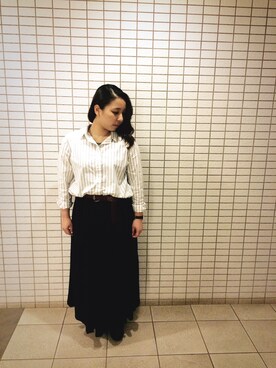 「S/S」｜y,ayakaさん（レディース・155cm）の冬コーディネート