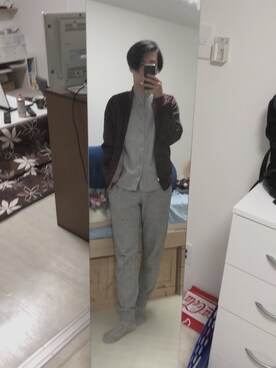 「HARE（ハレ）のアイテム（その他アウター）」を使った、ぽさん（メンズ・171cm）の秋コーディネート