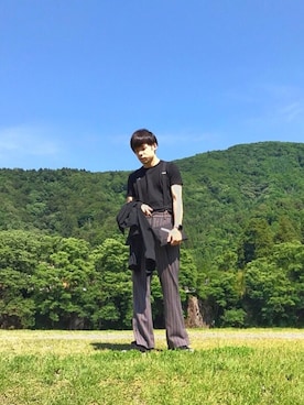 「STUDIOUS HIGH」｜84さん（メンズ・172cm）の夏コーディネート