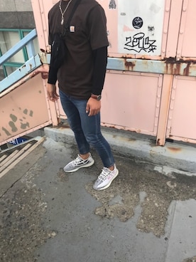 「SAAD（サード）のアイテム（アクセサリー）」を使った、そらさん（メンズ・176cm）の春コーディネート