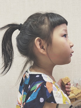 「Paul Smith（ポールスミス）のアイテム（ワンピース/ドレス）」を使った、Liaolele-Ariel さん（キッズ・100cm）の夏コーディネート